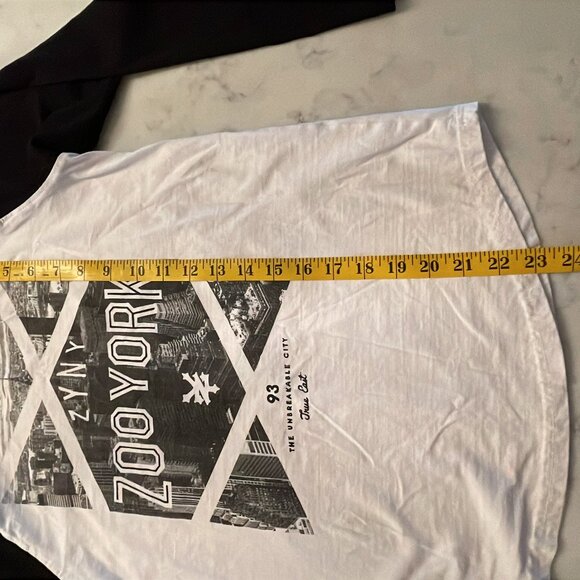 Zoo York Youth 3/4 Long Sleeve Tee - vintage baseball style - city scape - Picture 9 of 9